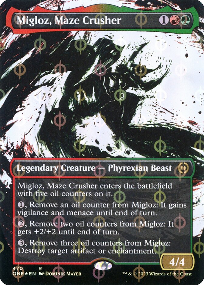 Migloz, Maze Crusher · Phyrexia: All Will Be One (ONE) #470