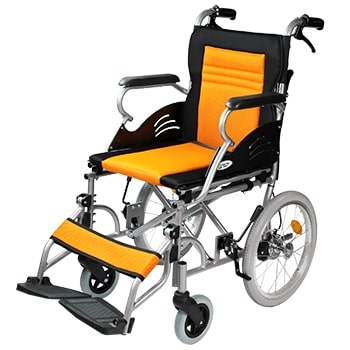 介助式車椅子 ハピネスライト CA-22SU ｜ 車いすのケアテックジャパン