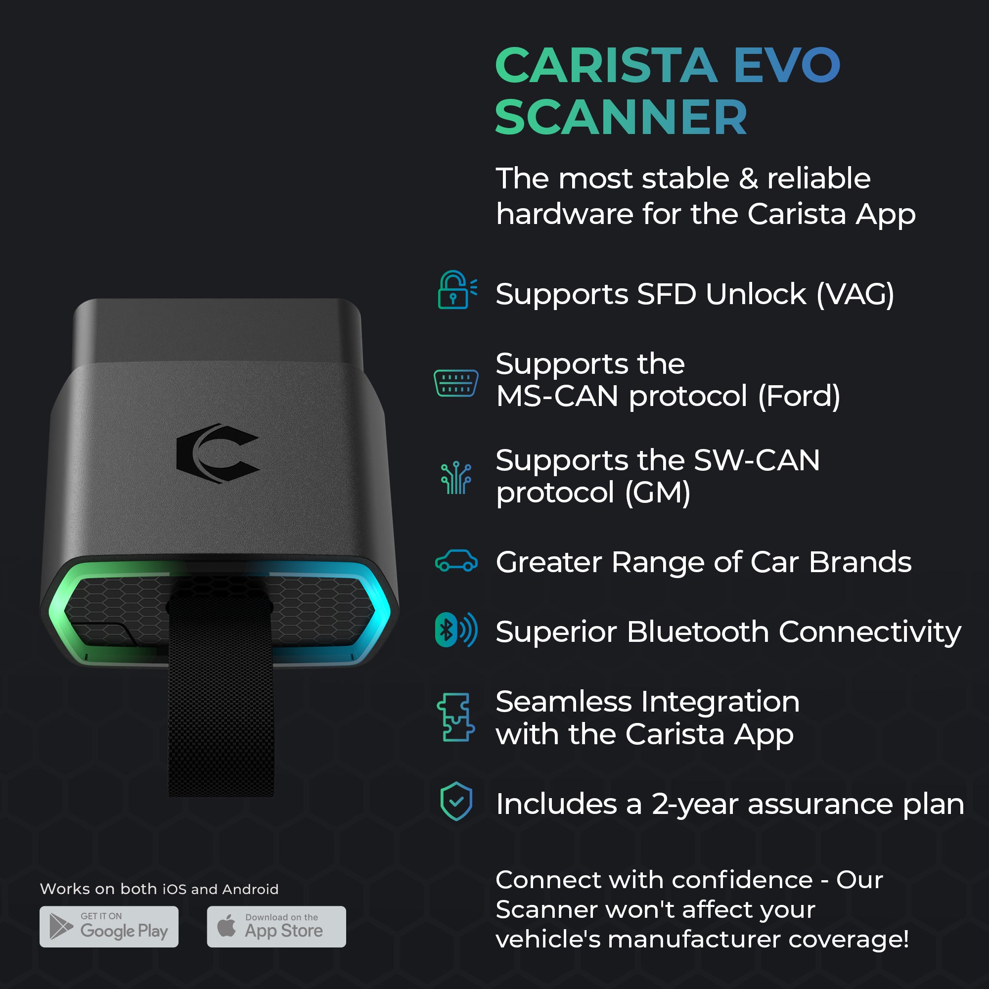 Lector Carista EVO | Diagnósticos y Personalizaciones