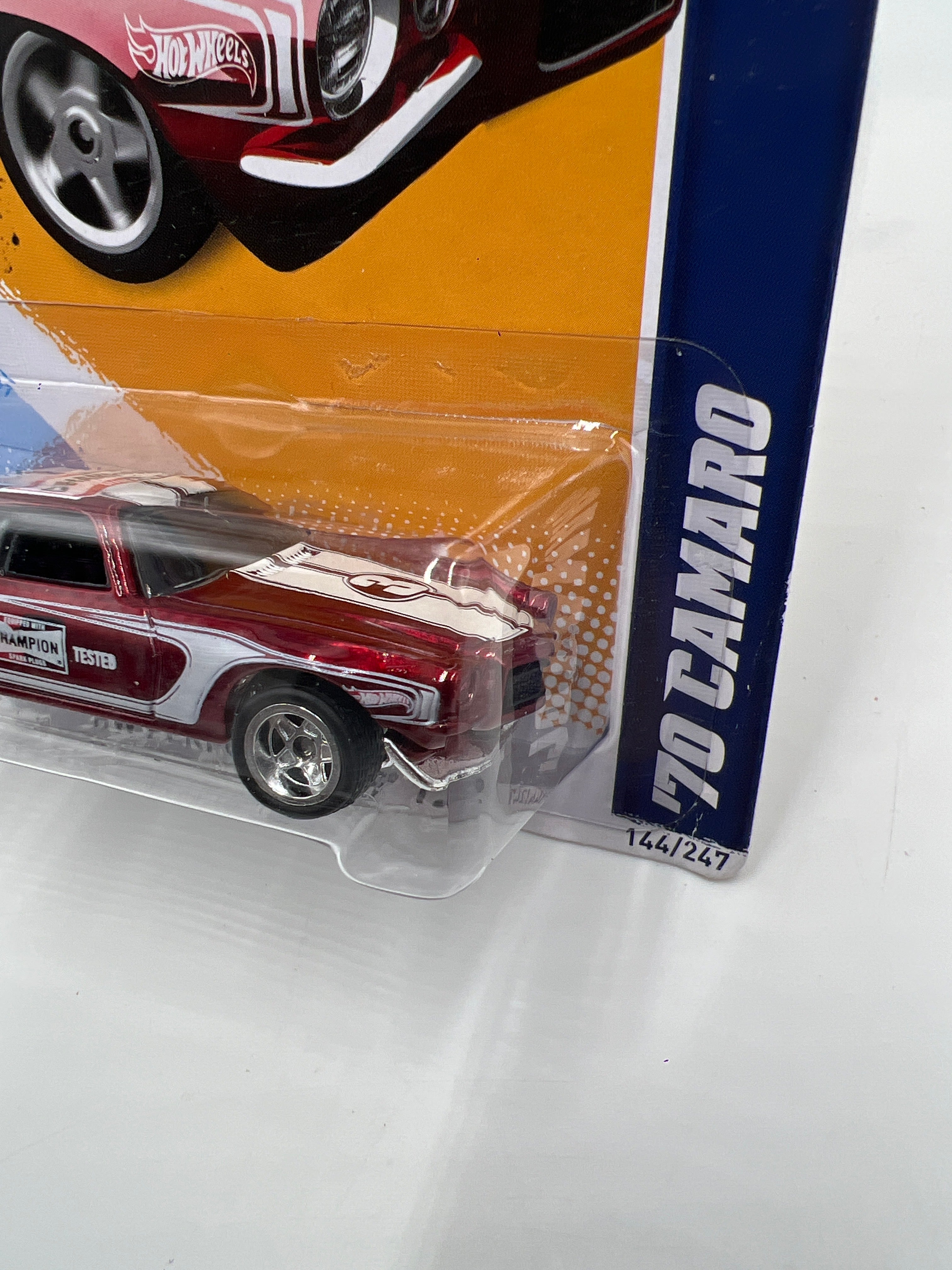 2012 Hot Wheels Super Treasure Hunt #144 70 Camaro Red W