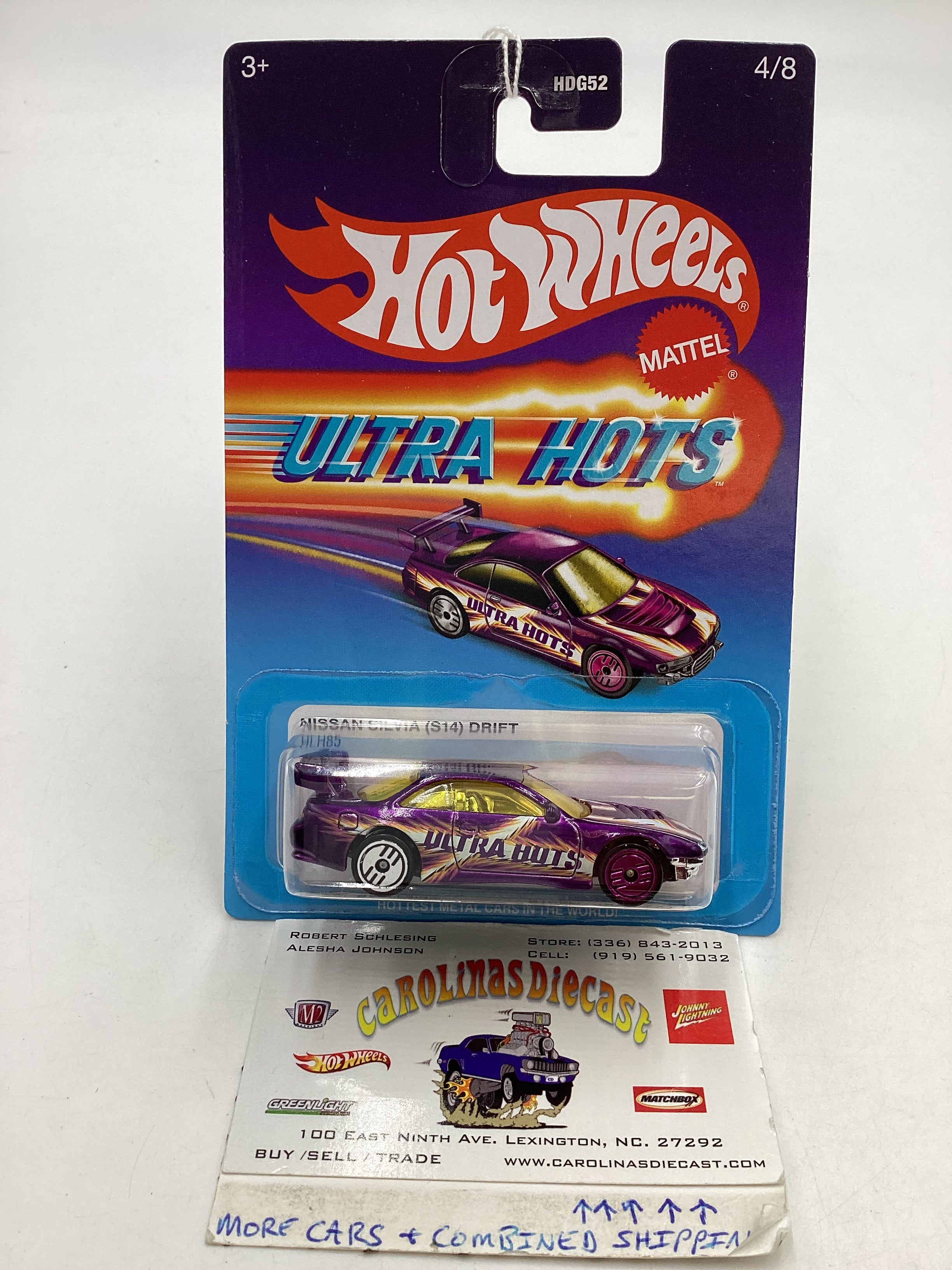 2023 Hot wheels Target Ultra Hots #4 Nissan Silvia (S14) Drift