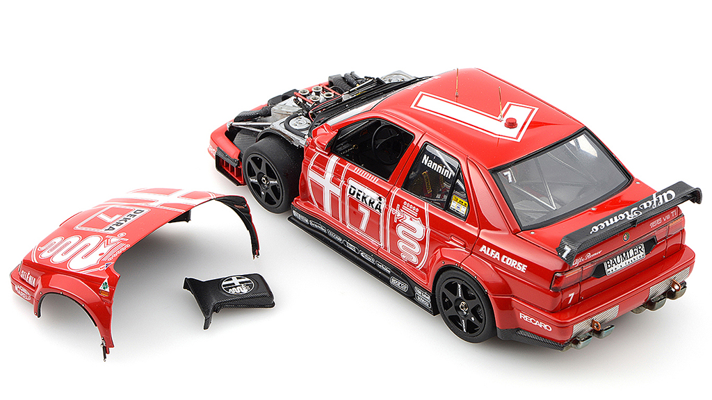 タミヤ製「アルファロメオ 155 V6 TI」を気魄のディテール追加で密度