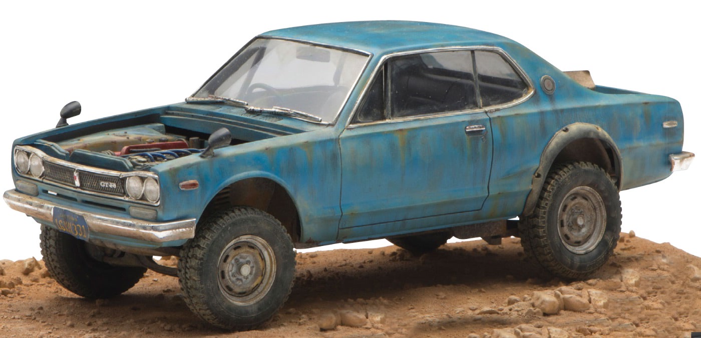 出た!「ハコスカGT-R」の「ハイリフト」! リアは「ピックアップ」で