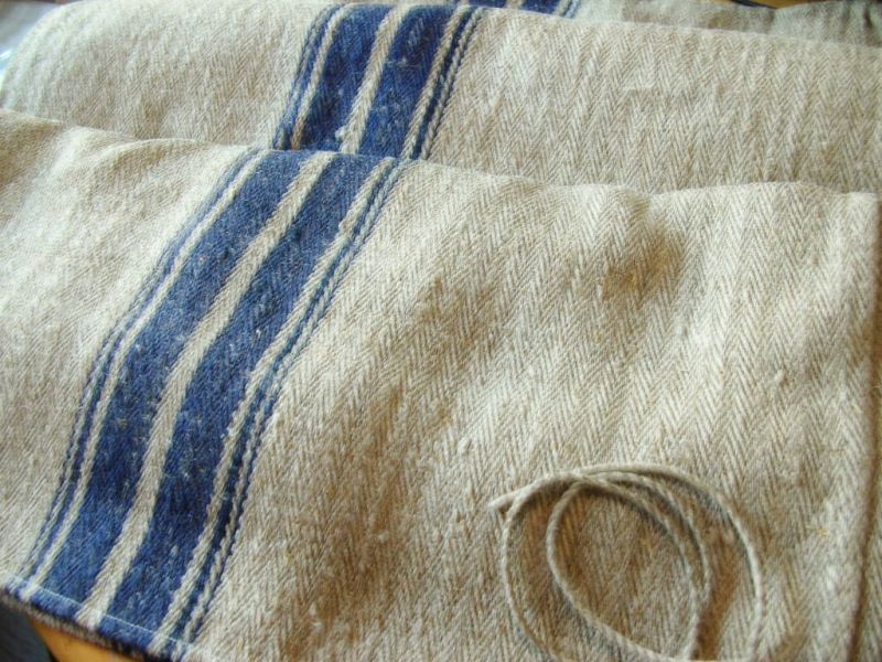 アンティークリネン グレインサック