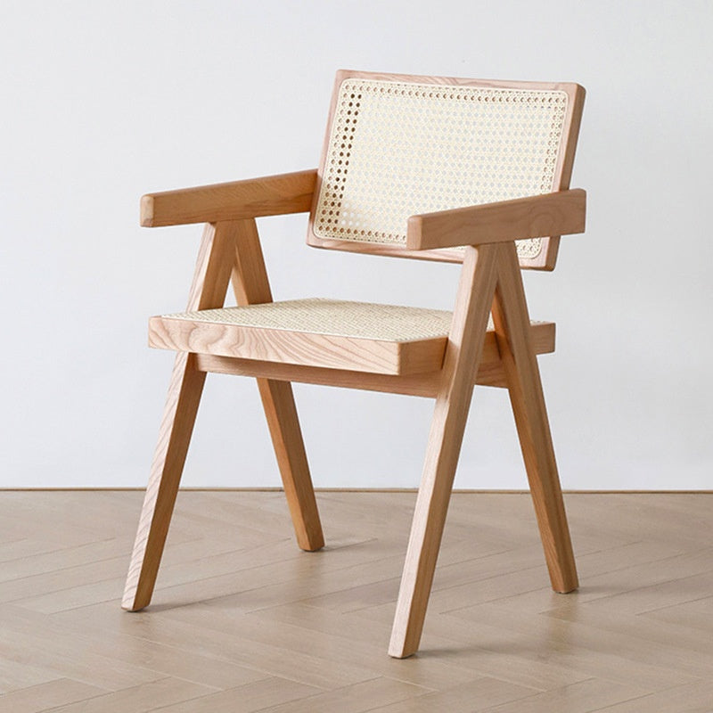 チェア 1脚 ラタン 椅子 カフェ風 籐編み ダイニングチェア リビング