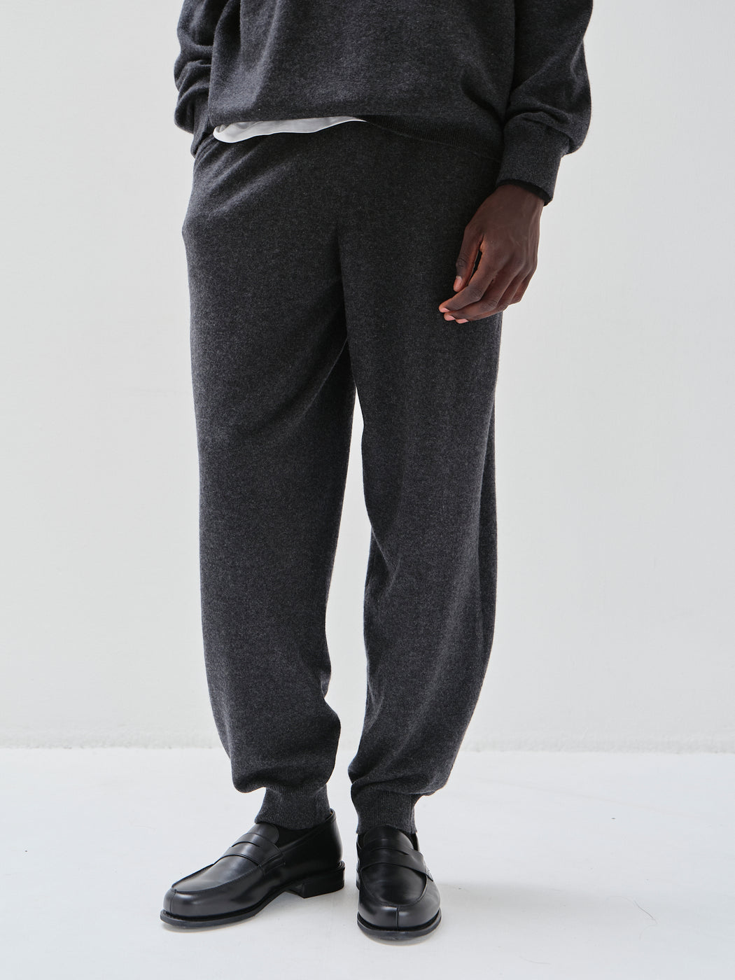 モンゴリアンカシミヤ セットアップ, Top Gray – cash & barba