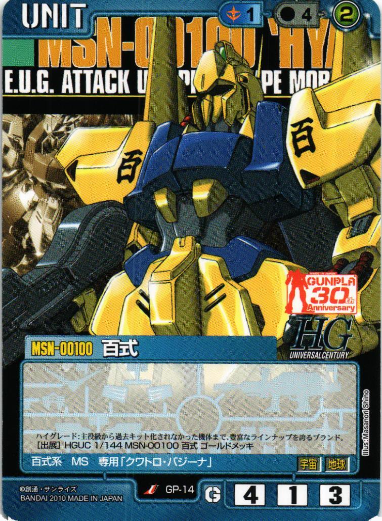 コラボレーションブースター ガンプラ30thメモリアルエディション – 猫