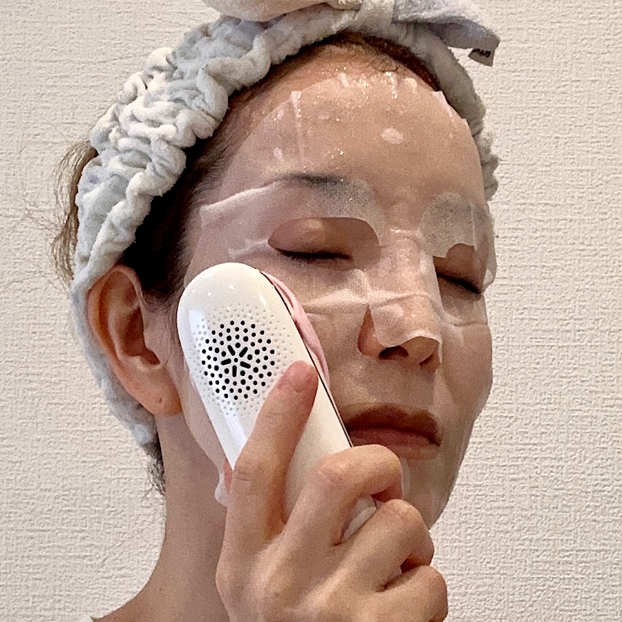 カトレ NiCHOICE 温冷+イオン導入・導出美顔器 NBT-216 ホワイト