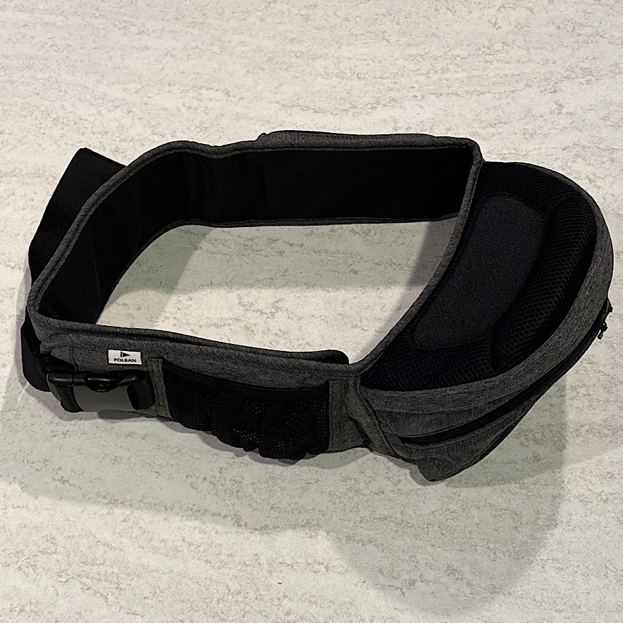 最新モデル ポルバン アドバンス ヒップシート アイスグレー