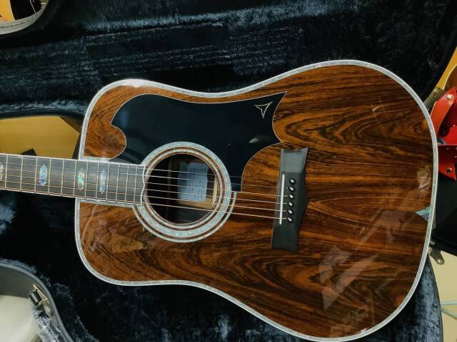 K.Yairi YW-800G オールハカランダ マイク搭載 アンプに繋げる PICKUP