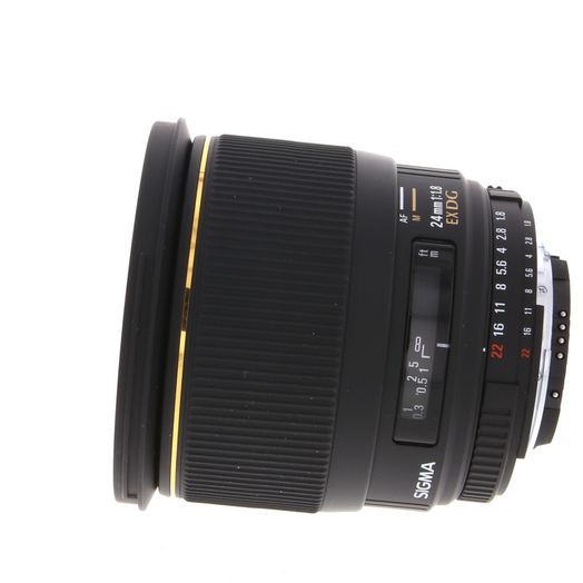 Sigma 24mm f/1.8 (5-Pin) EX DG Aspherical Macro AF Lens for Nikon F {