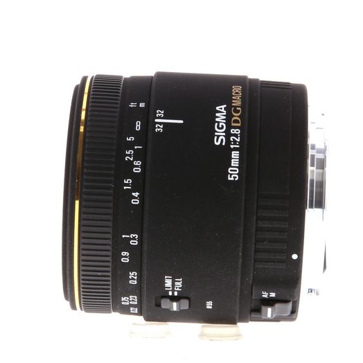 Sigma 50mm f/2.8 Macro EX DG Lens for Canon EF-Mount {55}