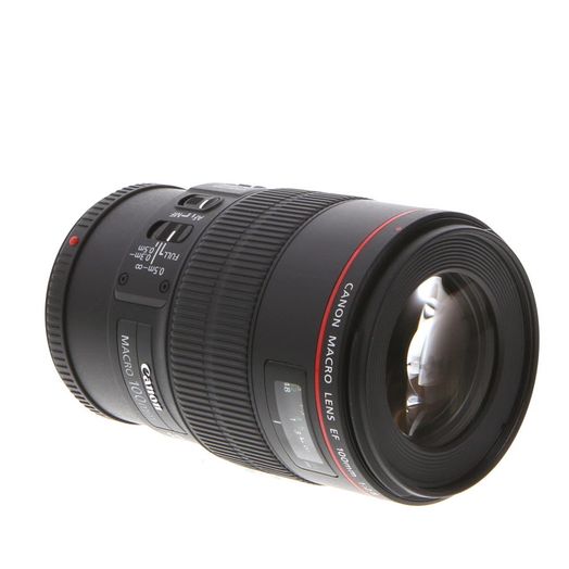 Canon 100mm f/2.8 L Macro IS USM EF-Mount Lens {67}