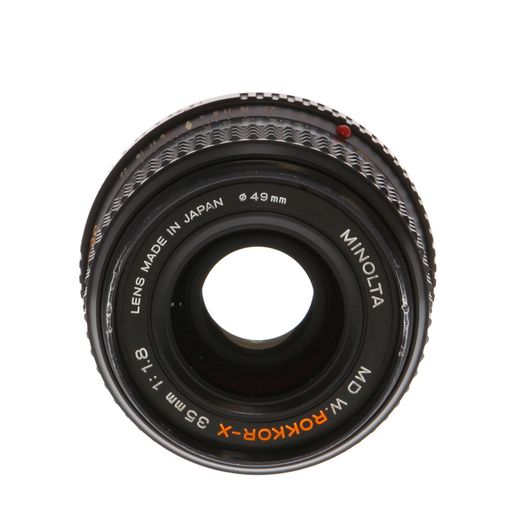 Minolta 35mm f/1.8 MD W. Rokkor-X Manual Focus Lens for MD-Mount {49}
