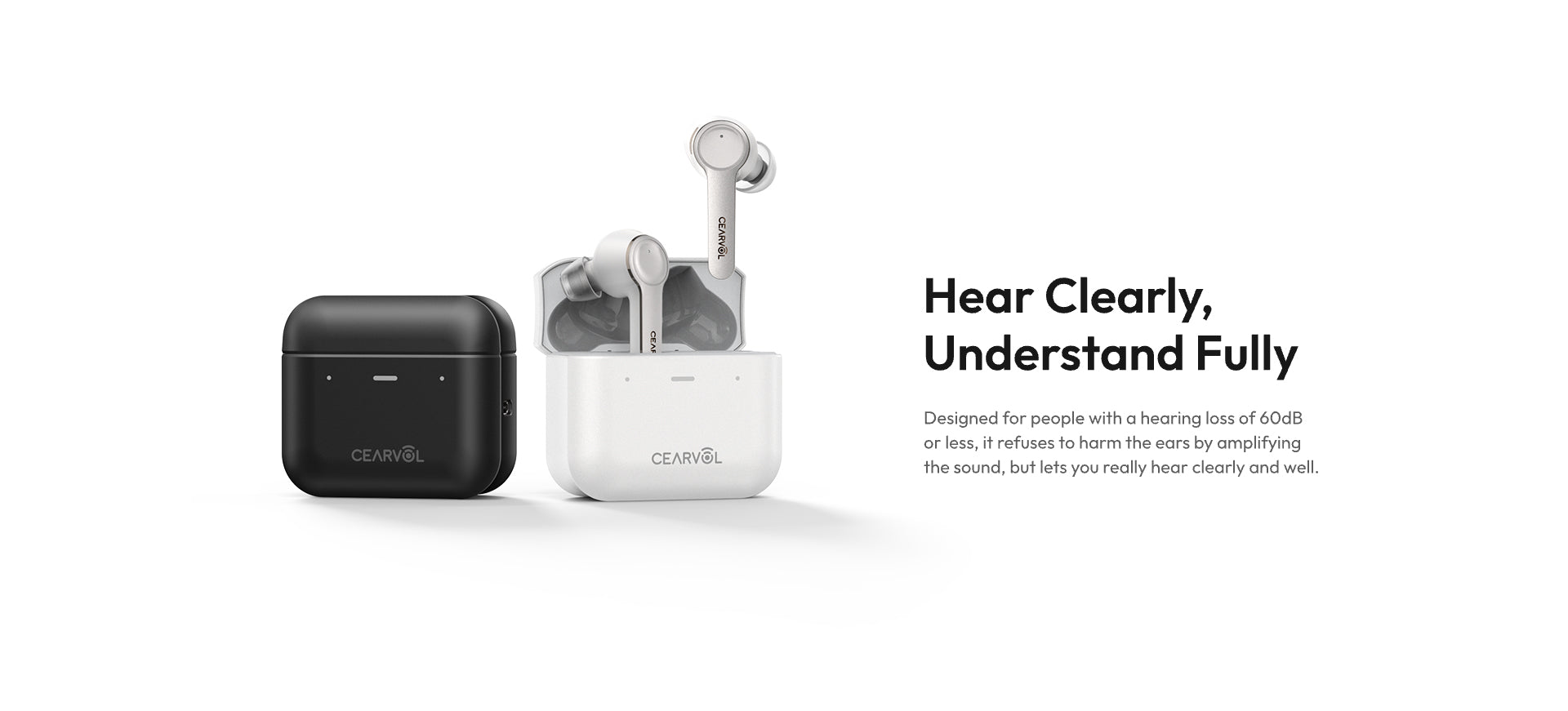 Cearvol Diamond X1（ホワイト）：Bluetooth搭載の市販補聴器のベスト