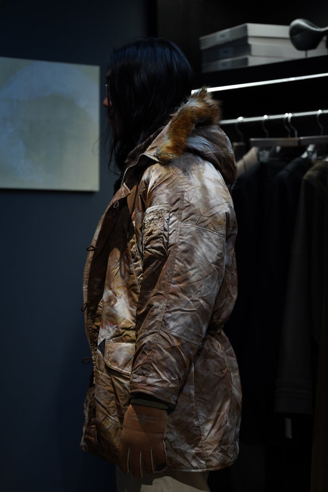 SUGARHILL（シュガーヒル）のPOUR CAMO N3-B(SAND BROWN)(コート)の