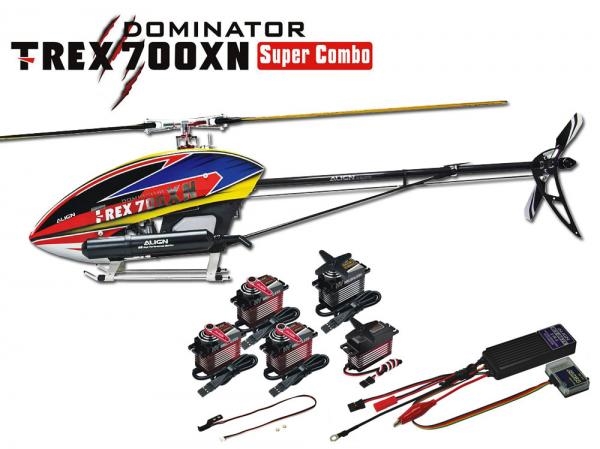 Align T-REX 700XN Dominator Nitro Super Combo (Engine, Pipe
