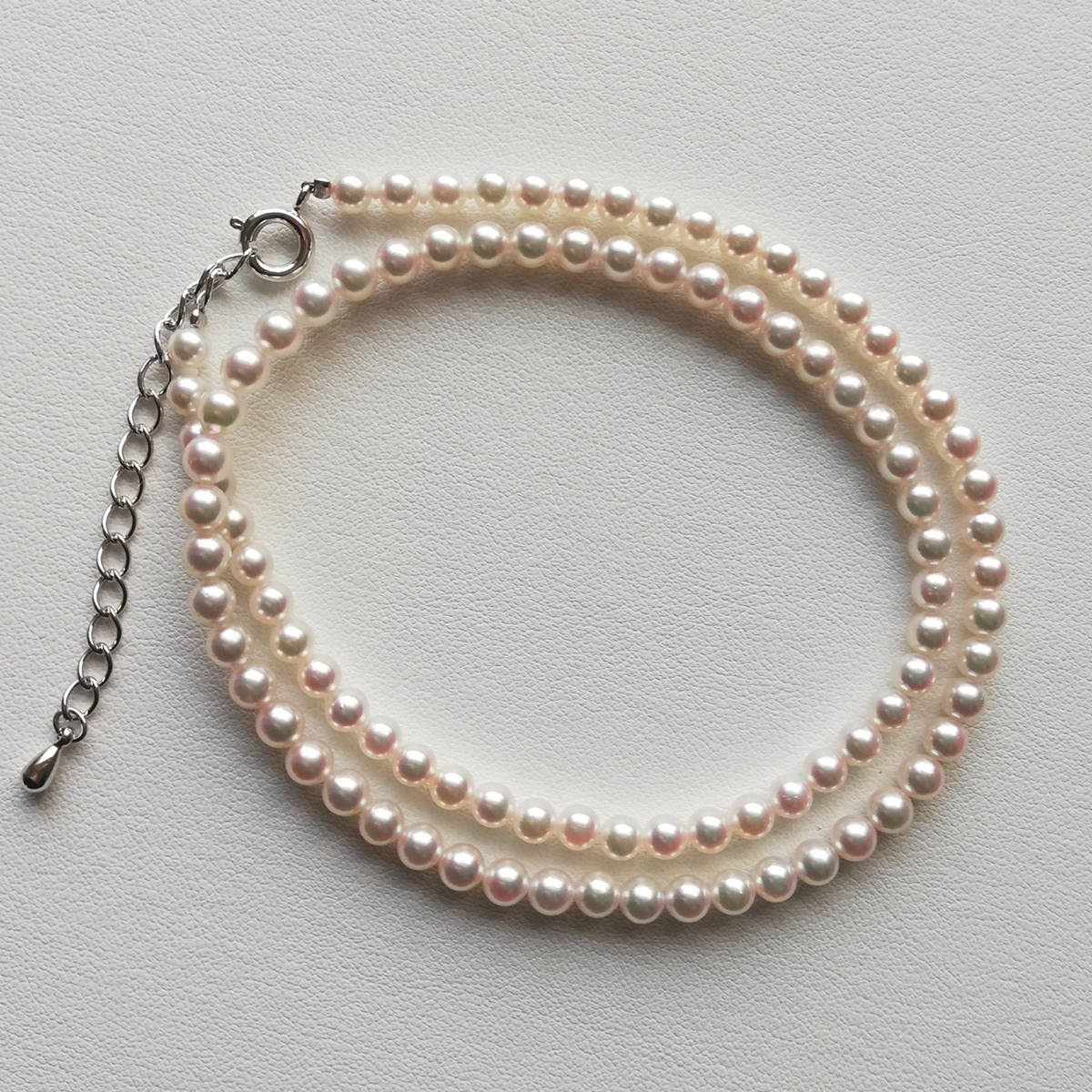伊勢志摩 あこや真珠 ベビーパールネックレス〔真珠4.0～4.5mm、全長約