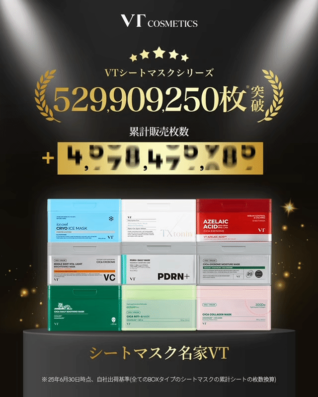 VT リードルS EFI-GF EXマスク(25枚入り) | 1日1CICA | 人気コスメ