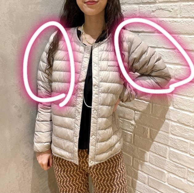 mont-bellインナーダウン】一緒にサイズ選びましょ〜❤︎｜【閉店