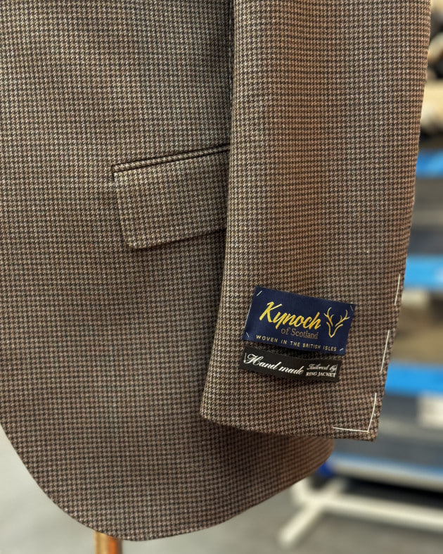 used】beams f イタリア製 スーツ セットアップ ブラウン チェック 10