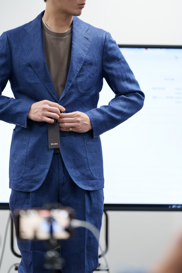 BEAMS F＞2025年春夏ラインナップ説明会＜JACKET & SUITS＞vol.1