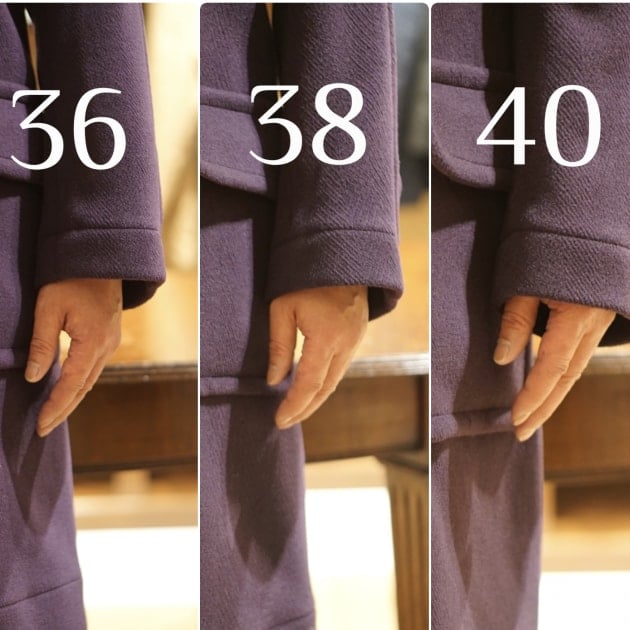 INVERTERE（インバーティア）＞3サイズ徹底着比べ｜BEAMS F（ビームスF