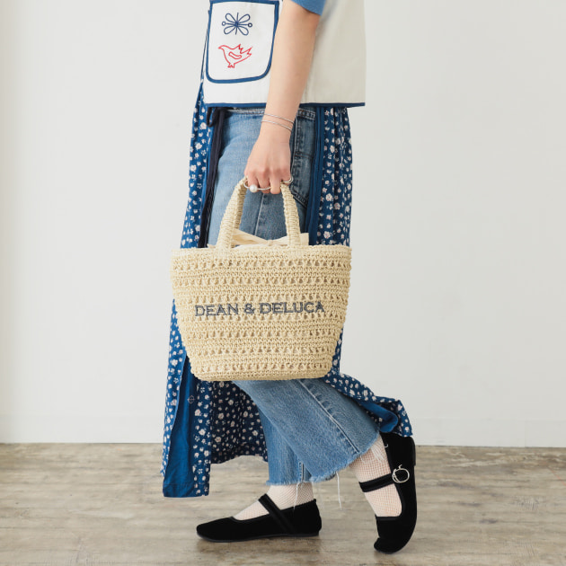 DEAN ＆ DELUCA〉新作のバスケットバッグサイズ比較してみました