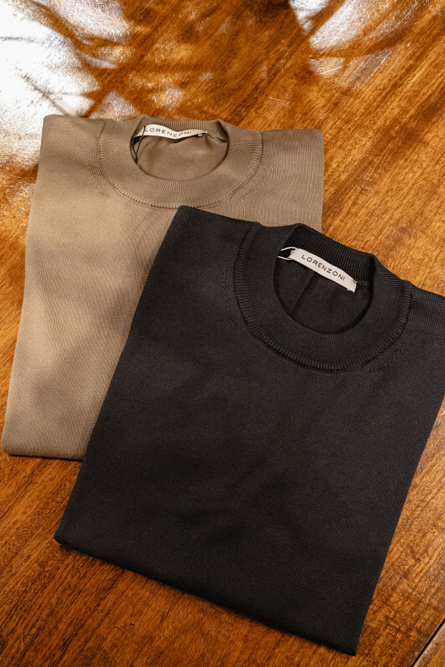 セール品おすすめ紹介＜LORENZONI＞ロングスリーブハイネックニット