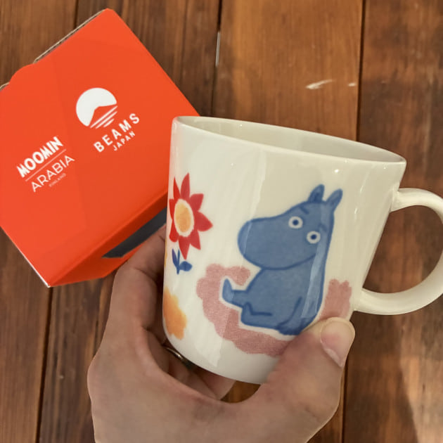 ARABIA×BEAMS JAPAN】特別なハンドペイントのムーミンマグ｜長谷部 ｜BEAMS