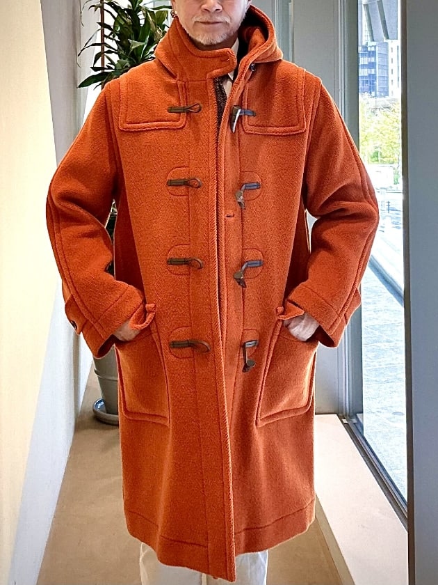 希少色 オレンジ J.PRESS ダッフルコート ヘリンボーン 9号 近年 あの