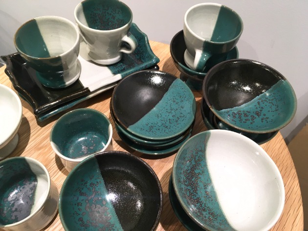 希少 牛ノ戸焼 掛け分け 大皿 特大サイズ 吉田璋也 民藝 柳宗悦 鳥取