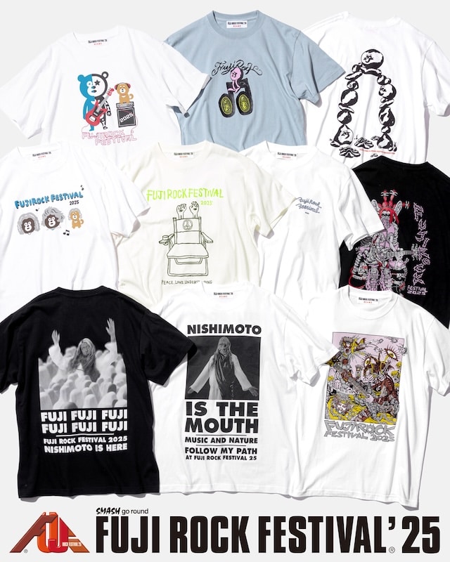 FUJI ROCK FESTIVAL'25 × BEAMS オフィシャルTシャツ予約受付が