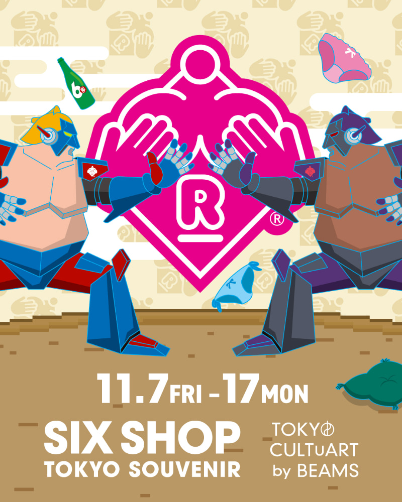 NEO TOKYO SOUVENIR（ネオ東京土産）』を提案する〈SIX SHOP〉の