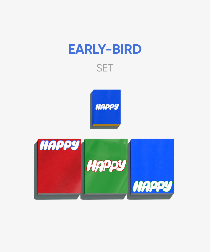 BTS | Jin (BTS) 'Happy' (Set) + 'Happy' (Weverse Albums ver.) Set