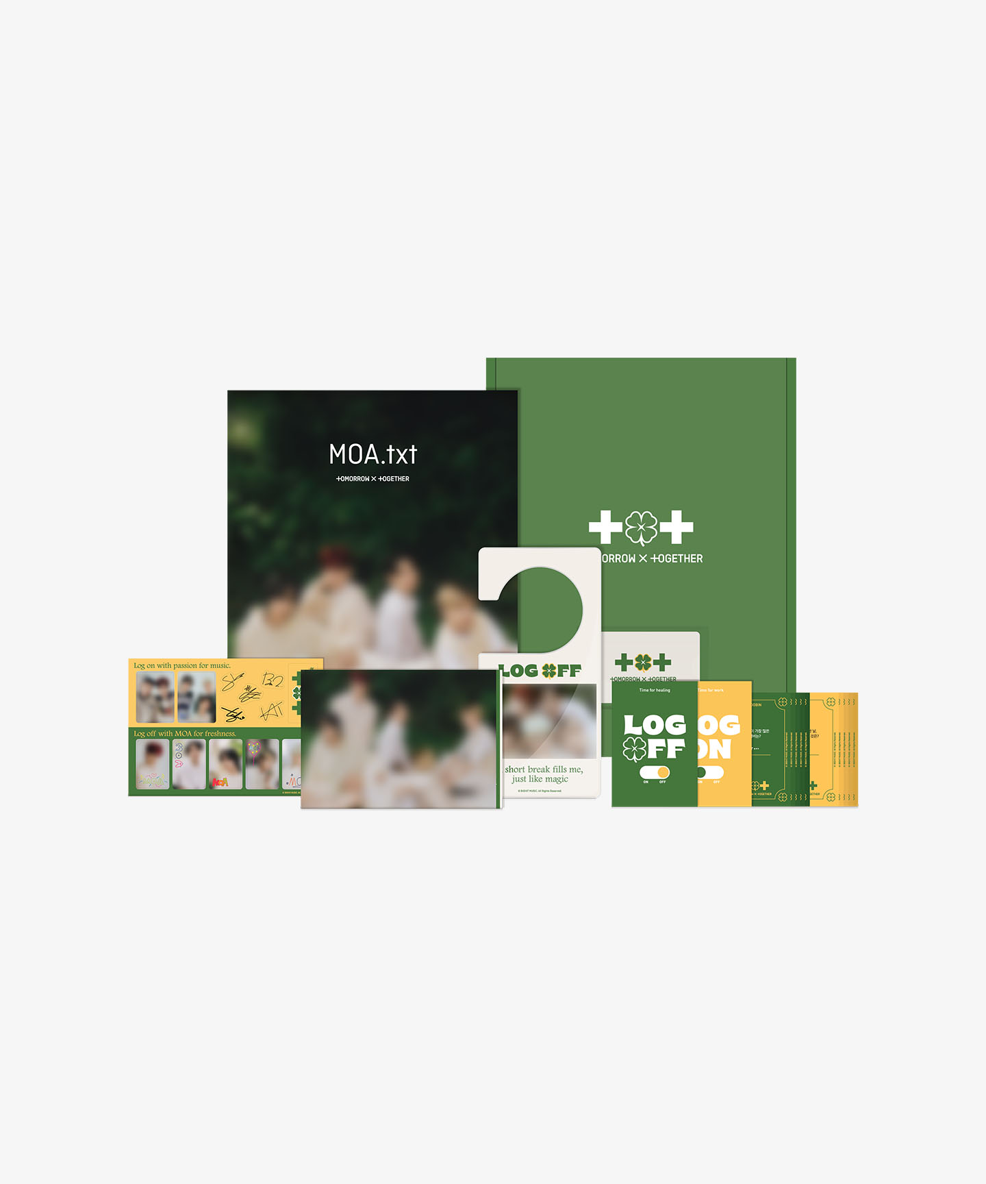 2024 TXT FC MOA membership アンケ一トセット全員5枚 2024 TXT FC MOA