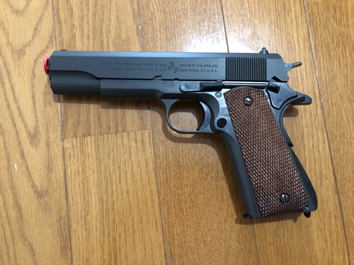 東京マルイ コルトm1911a1ガバメント エアーコッキングのレビュー
