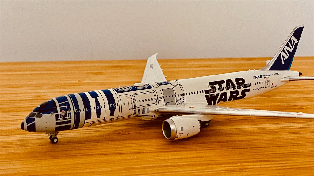 NGmodel 全日空空輸 787-9 R2-D2 ANA JET 1/400（JA873A）がデリバリー