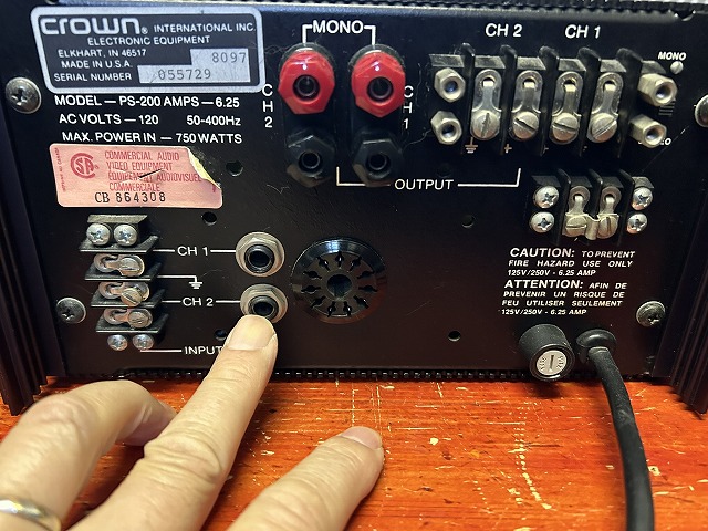 CROWN パワーアンプ PS-200の修理 ーその1ー - TomのブログⅡ