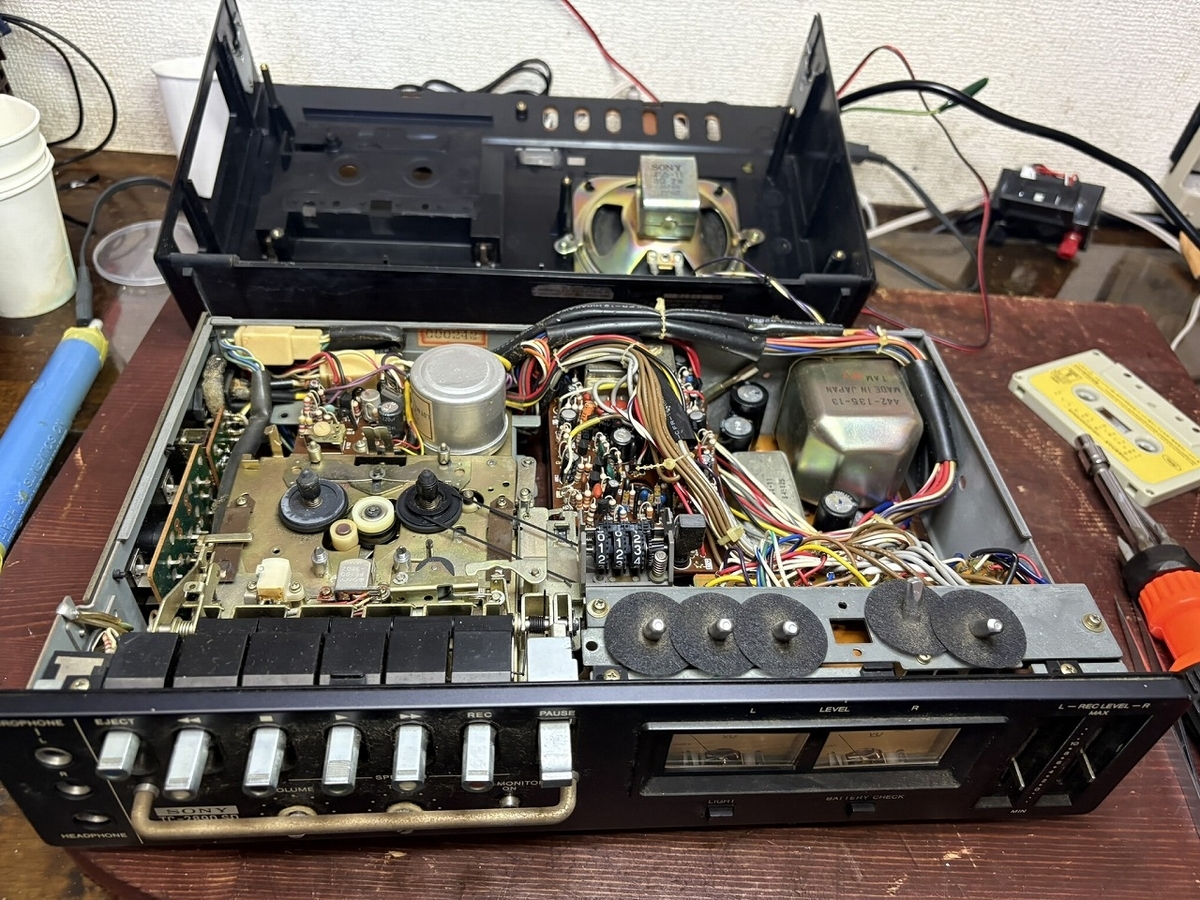 SONY カセットデンスケ TC-2890SDの修理 ーその1ー - TomのブログⅡ