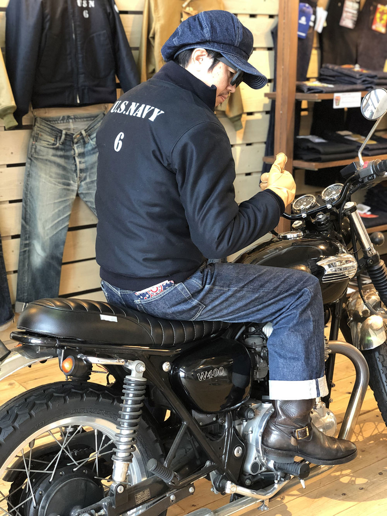 クッシュマン/CUSMAN 大きめなアンカーマークがカッコいいU.S.Nデッキ