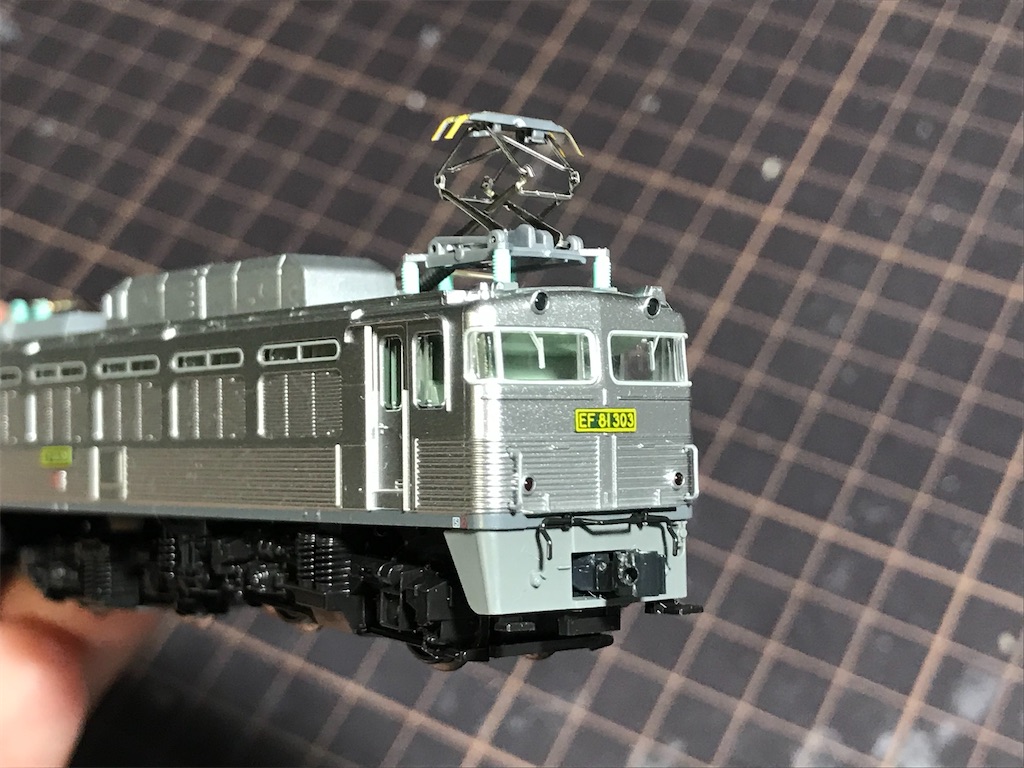 入線記録 KATO EF81-300銀釜 - 鉄分補給