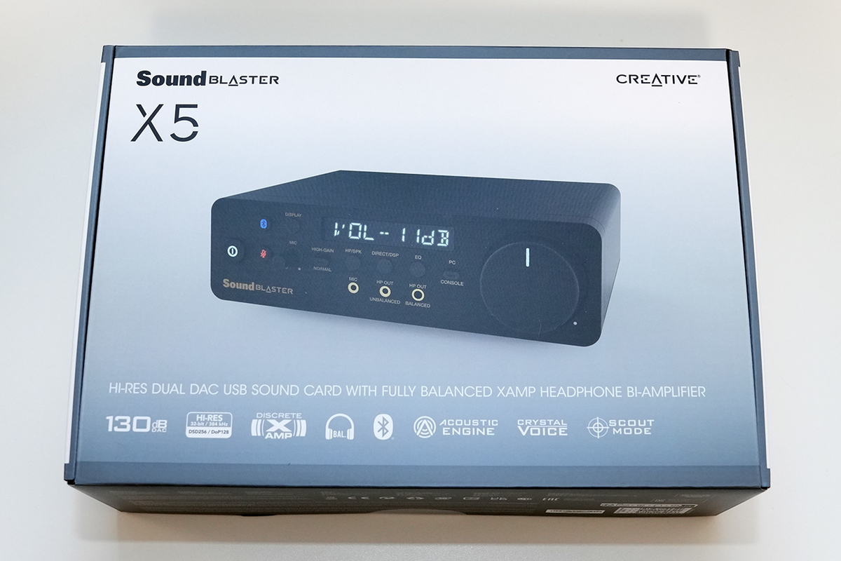 CREATIVE Sound Blaster X5 レビュー - 買ってから考える