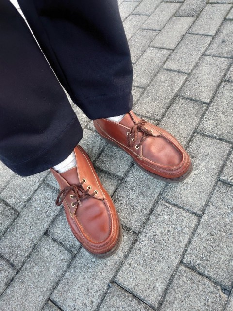 ラッセルモカシン スポーティングクレーチャッカ】本当に良いモノは何