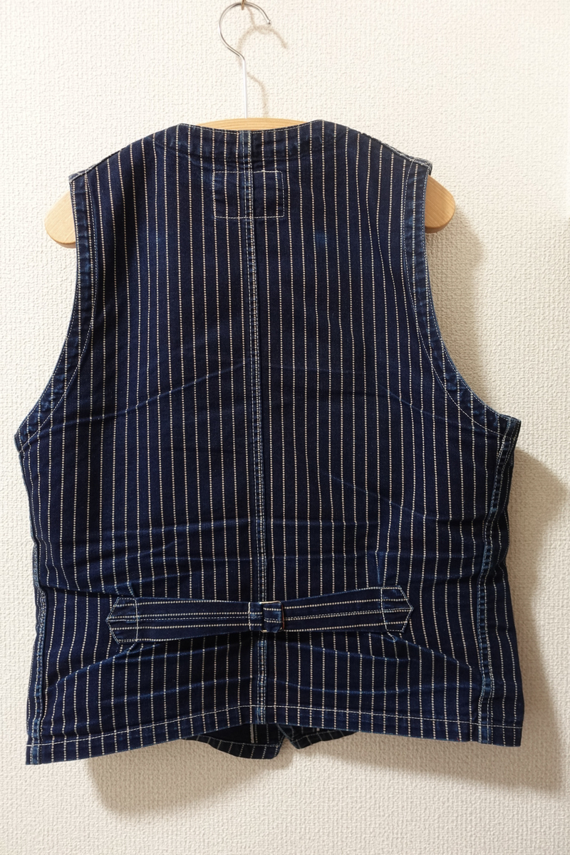 TCBジーンズ「ウォバッシュ ストライプ ベスト」Part2 ～色落ち100日目