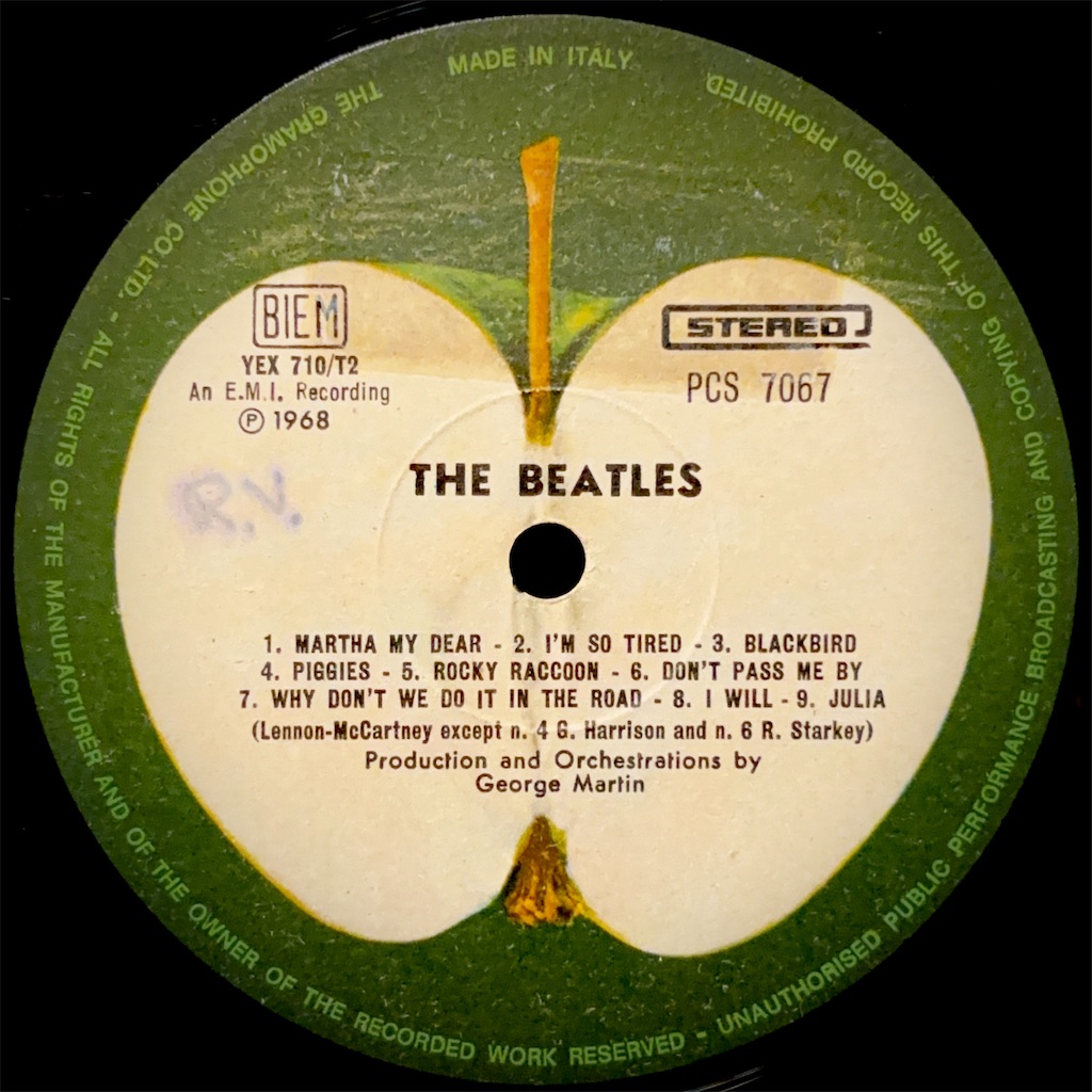 The Beatles (White Album) / The Beatles【イタリア盤(ステレオ