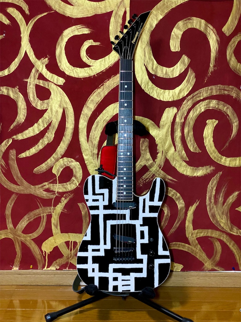 布袋寅泰さん本人使用ギターのG柄を再現！！「FERNANDES TE-95HT初期型