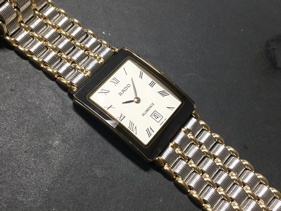 RADO FLORENCE Ref.160.3605.2 2針クォーツ ETA 256.041 電池交換 - 古