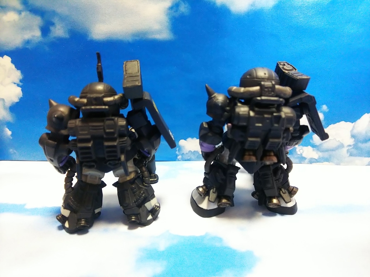 黒い三連星 高機動型ザクⅡ＆ドムセット レビュー ガンダムコンバージ