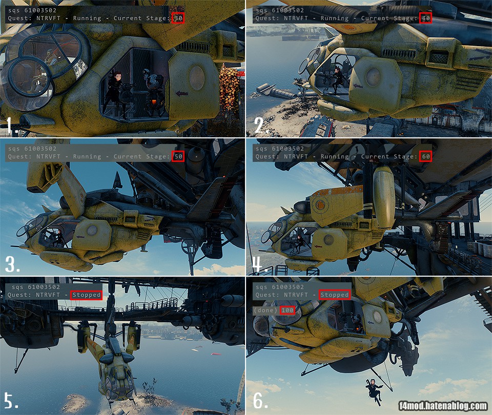 Fallout4】Neutral VertibirdsでThe Prydwenに降りられない原因の調査